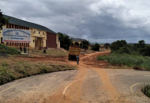 Road Construction to Federal Polytechnic Oko, Anambra State.